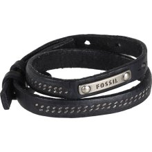 Fossil Double Wrap with Zipper Bracelet : One Size