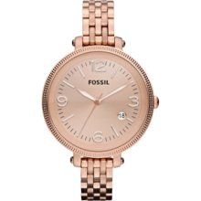 Fossil Watch, Womens Heather Rose Gold-Tone Stainless Steel Bracelet 4