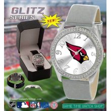 Game Time Glitz Series Team Logo Watch Patent leather strap Gift Box Most NFL