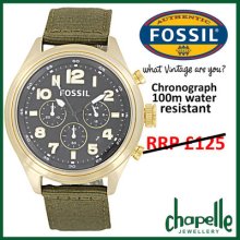 Gents Fossil Chronograph Watch De5018