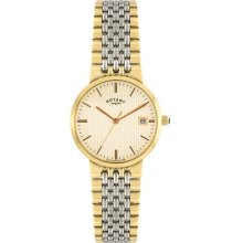 Gents Rotary Two Tone Dress Watch Gb00497/03