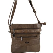 Genuine Leather Handbag With Adjustable Strap (3769)