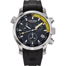 Golana Aqua Pro Swiss Made Mens Divers Chronograph With Internal Rotating Bezel Aq300-4