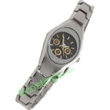 Good Jewelry Dial Ladies' Quartz Watch + Silvery Metal Band