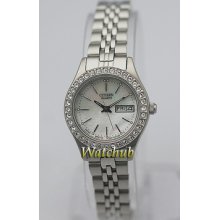 Great Breathtaking Xmas Gift Citizen Ladies Le Petit Dolce Vita Zircon Watch