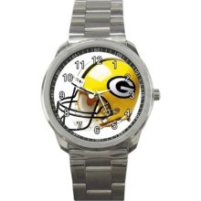 Green Bay PACKERS Football Sports Metal Watch NEW 17754406