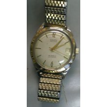 Gruen Vintage Men's Self Winding Watch Works 23 Jewels 10k Gold Rolled 50's/60's