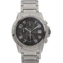 Guess Mens Black Dial Chronograph U15062g2