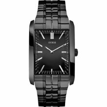 Guess Men's U12660G1 Black Stainless-Steel Quartz Watch with Blac ...