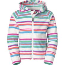 Infant Girls' The North Face Striped Glacier Full Zip Hoodie