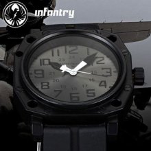 Infantry Infiltrator Russian Army Military Quartz Analog Mens Watch Wristwatch