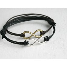 Infinity Bracelet - Bigger charm - good for man