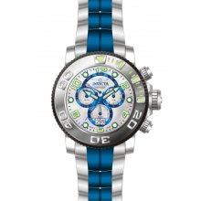 Invicta 10765 Sea Hunter Silver Dl Qtz Chrono Blu/ss