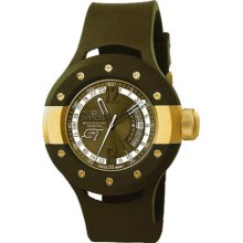 Invicta 11985 S1 Rally Olive Green Dial Green Polyurethane Men's ...