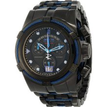 Invicta 12951 Men's Jason Taylor Stainless Steel Band Black Dial Watch