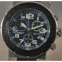 Invicta 6138 Reserve Ocean Reef Chronograph Steel & Rubber Swiss Made Watch