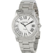 Invicta, Angel Collection, Silver Tone Dial , Crytals Around The Bezel