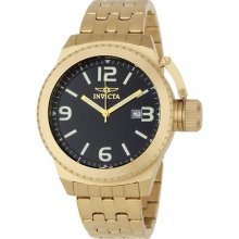 Invicta Men Swiss Large Ocean Corduba 18k Gold Plated Diver Watch