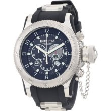 Invicta Men's 0803 Russian Diver Offshore Chronograph Black Dial Watch