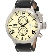 Invicta Men's Corduba Collection Oversized Chronograph Cream Dial Watch 3449