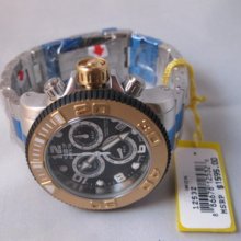 Invicta Men's Sea Hunter Swiss Chronograph Stainless Steel 12532 Gold