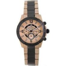 Invicta Reserve Chronograph 18k Rose Gold-tone Mens Watch 1424