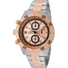 Invicta Watch 11277 Men's Specialty Chronograph Rose Gold Dial Two Tone