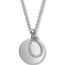 Jared Horseshoe Necklace 1/20 ct tw Diamonds Sterling Silver- Additional Diamond Necklaces and Pendant Jewelry