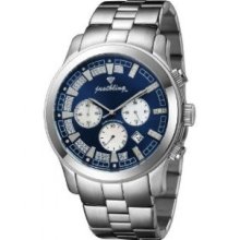 JBW Just Bling Iced Out Men's JB-6218-J Classic Stainless Steel Chronograph Diamond Watch