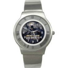 Justice League Unisex Ultra Slim Stainless Steel Watch 13