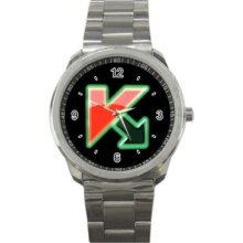 Kaspersky Anti Virus Computer Unisex Sport Metal Watch