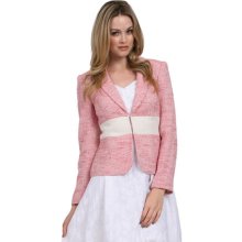 Kay Unger New York Tweed Jacket in Pink Multi Women