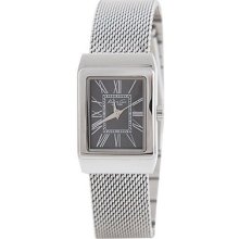 Kenneth Cole York Kc4849 Women Steel Mesh Watch Silver Dial