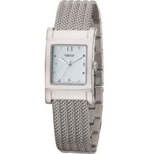 Kenneth Cole York Womens Blue Dial Stainless Steel Mesh Bracelet Watch