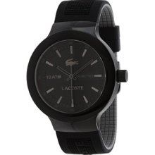 Lacoste 2010685 Borneo Black Silicone Strap Unisex Watch In Original Box