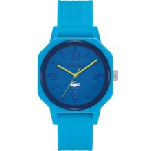 Lacoste Watch, Mens 80th Anniversary Blue Silicone Strap 42mm 2010690