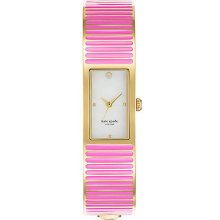 Ladiesâ€™ Gold-Plated Bangle Watch