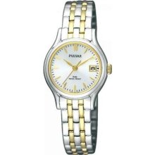 Ladies Pulsar Two Tone Bracelet Watch Ph7179x1