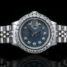 Ladies Rolex Datejust Stainless Steel Jubilee Diamonds