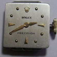 Ladies Rolex Precision Movement 17 Rubis â€œpatented Superbalanceâ€ On Back. Dial A