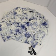 Larry Levine Women's Blue Floral Blazer Size 8 (2049)