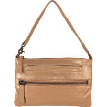 Latico Leathers Grier Mimi Convertible Crossbody Handbag Metallic Taupe