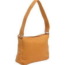 Le Donne Leather Top Zip Shoulder Bag