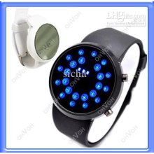 Led Circle Dial Digital Sports Watch Mens Lady's Unisex Aalc Best