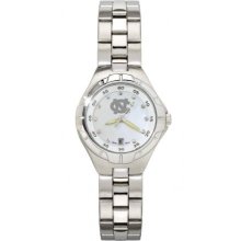 Logo Art NCAA Auburn Tigers Women's Mother of Pearl Watch