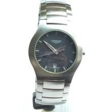 Longines Gents Opposition Wrist Watch Stainless Steel With Box And Papers 2000