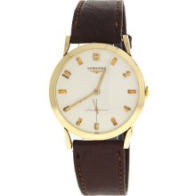 Longines Vintage 14k 14 K Yellow Gold Winder Mens Watch