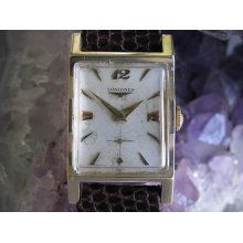 Longines Vintage 14k Gold Deco Wrist Watch