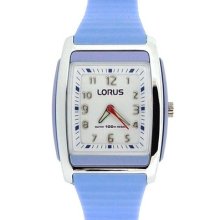 Lorus Ladies Analogue 100m Water Resistant Lilac Sports Strap Watch Rrx87cx9