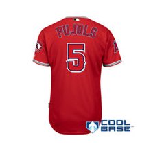 Los Angeles Angels Albert Pujols #5 Jersey - Red / 48(xl)